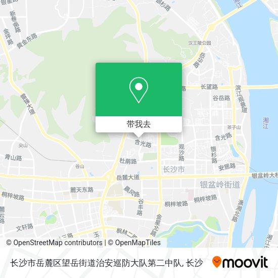 长沙市岳麓区望岳街道治安巡防大队第二中队地图