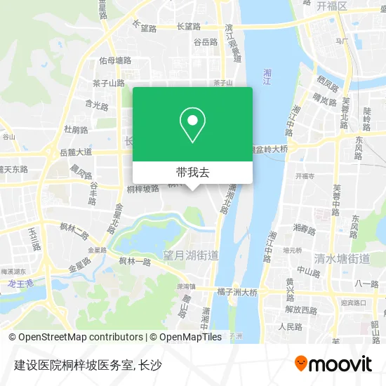 建设医院桐梓坡医务室地图
