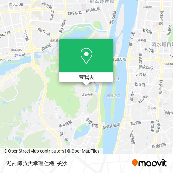 湖南师范大学理仁楼地图