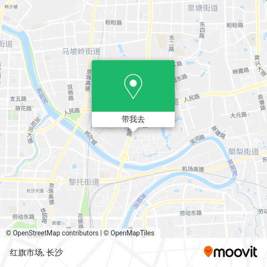 红旗市场地图