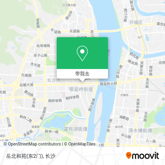 岳北和苑(东2门)地图