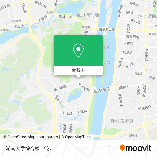 湖南大学综合楼地图