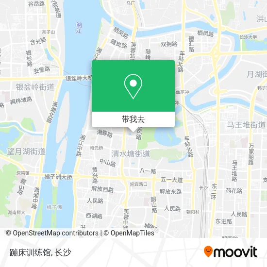 蹦床训练馆地图