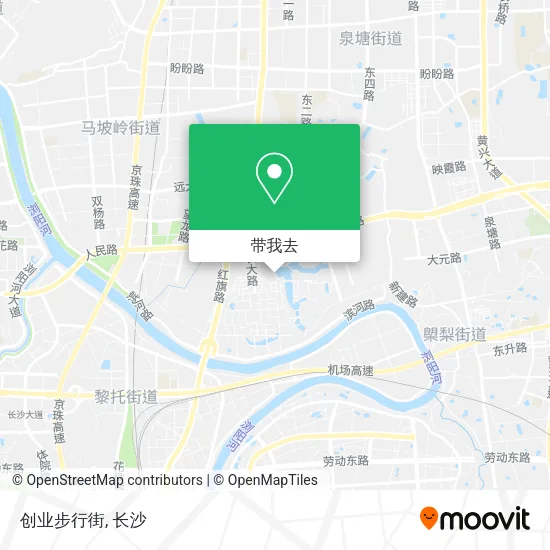 创业步行街地图