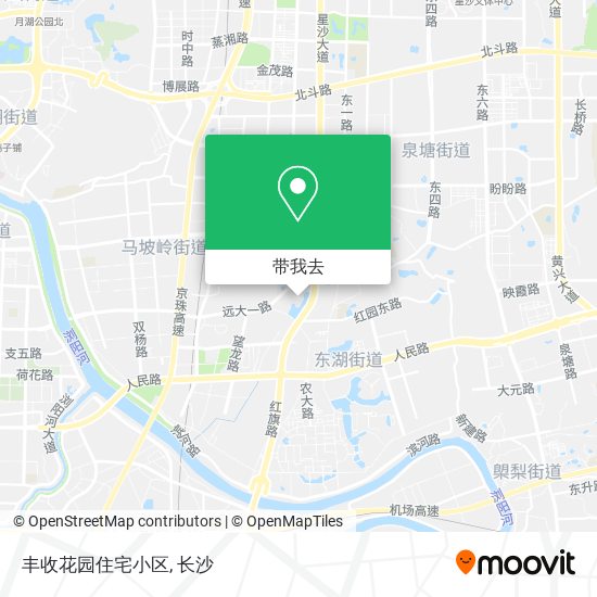 丰收花园住宅小区地图