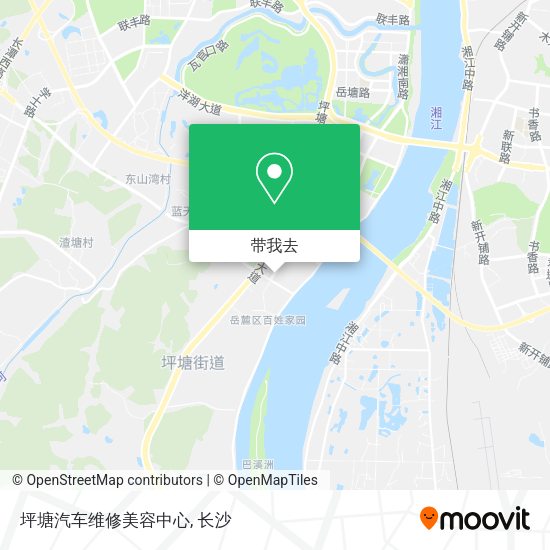 坪塘汽车维修美容中心地图