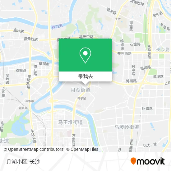 月湖小区地图