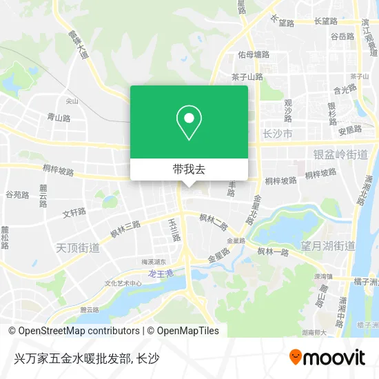 兴万家五金水暖批发部地图