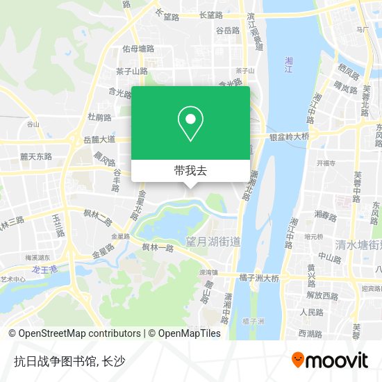抗日战争图书馆地图