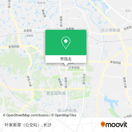 叶家新屋（公交站）地图