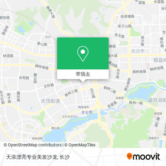 天添漂亮专业美发沙龙地图