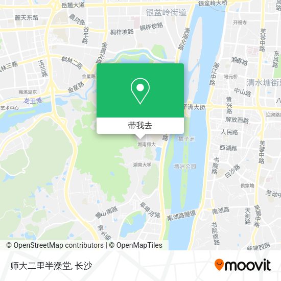 师大二里半澡堂地图