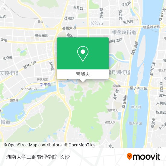 湖南大学工商管理学院地图