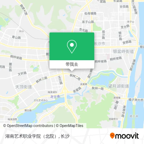 湖南艺术职业学院（北院）地图