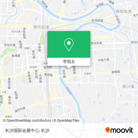 长沙国际会展中心地图