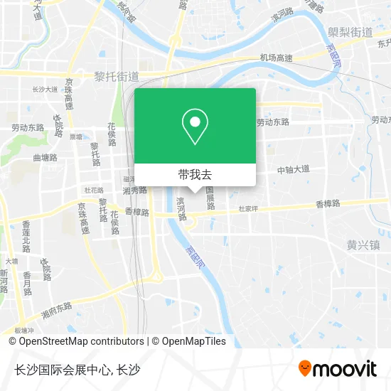 长沙国际会展中心地图