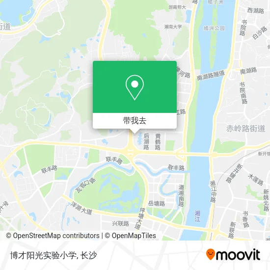 博才阳光实验小学地图