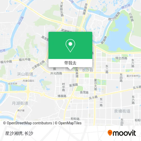 星沙湘绣地图