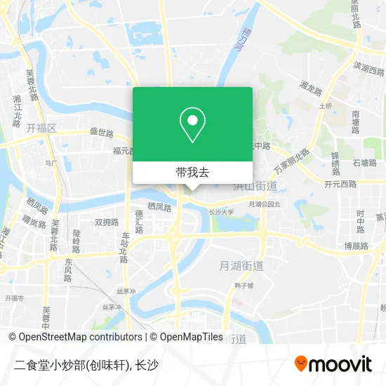 二食堂小炒部(创味轩)地图