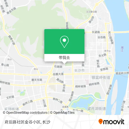 府后路社区金谷小区地图
