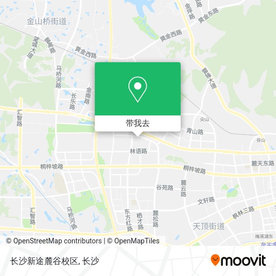 长沙新途麓谷校区地图