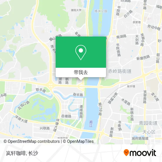 岚轩咖啡地图