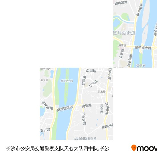 长沙市公安局交通警察支队天心大队四中队地图