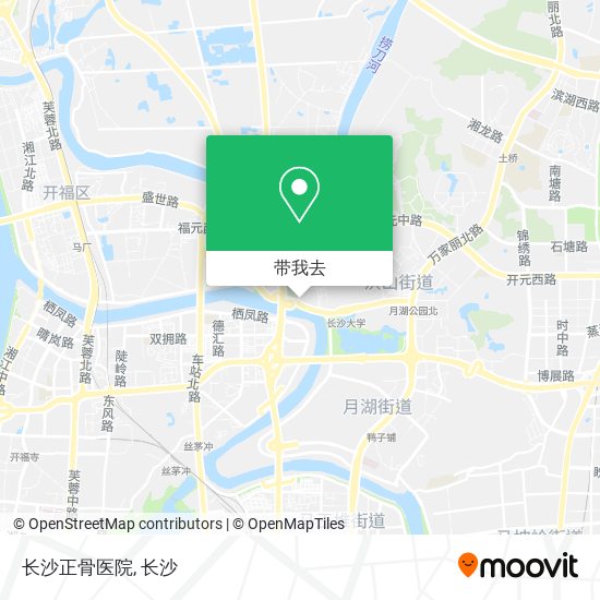 长沙正骨医院地图