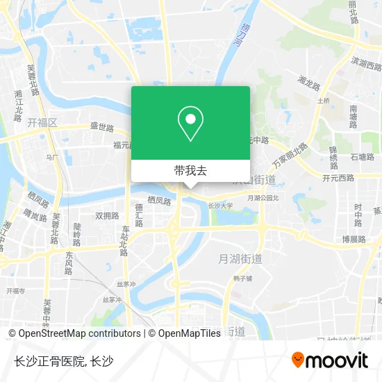 长沙正骨医院地图