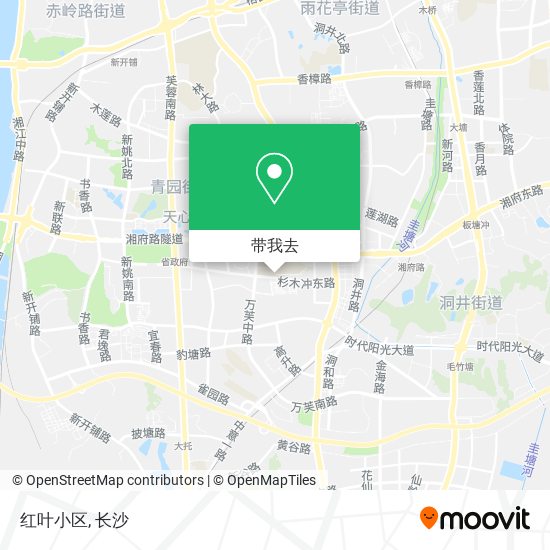 红叶小区地图
