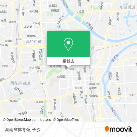 湖南省体育馆地图
