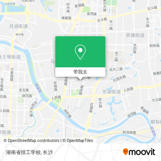 湖南省技工学校地图