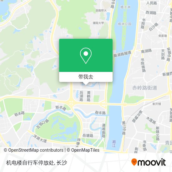 机电楼自行车停放处地图