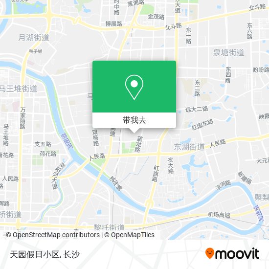 天园假日小区地图
