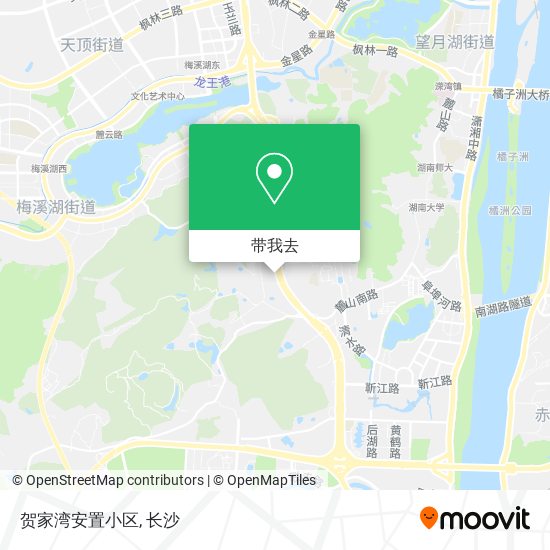 贺家湾安置小区地图