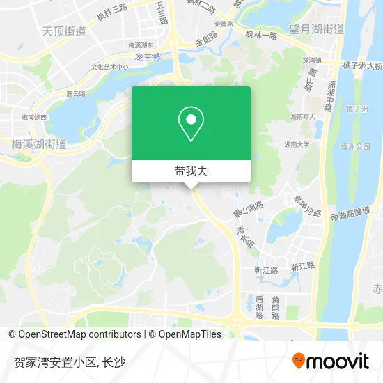 贺家湾安置小区地图