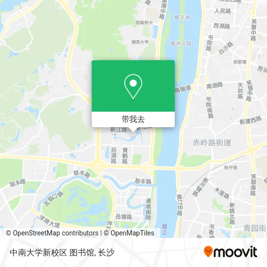 中南大学新校区 图书馆地图