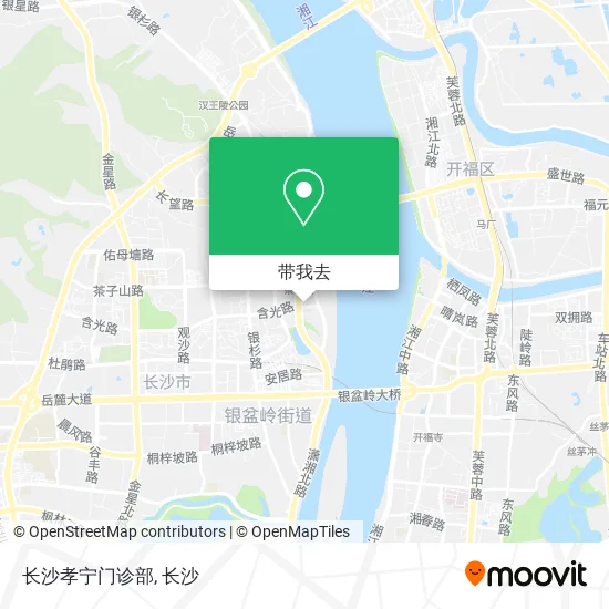 长沙孝宁门诊部地图