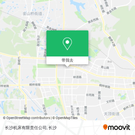 长沙机床有限责任公司地图