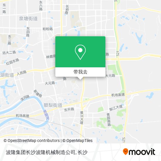 波隆集团长沙波隆机械制造公司地图
