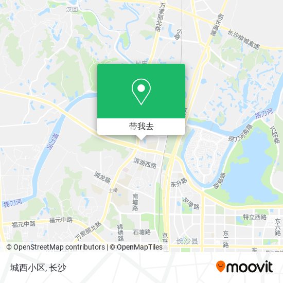 城西小区地图