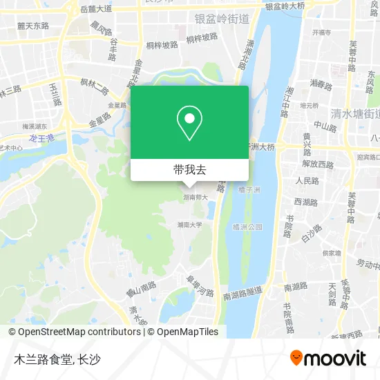 木兰路食堂地图