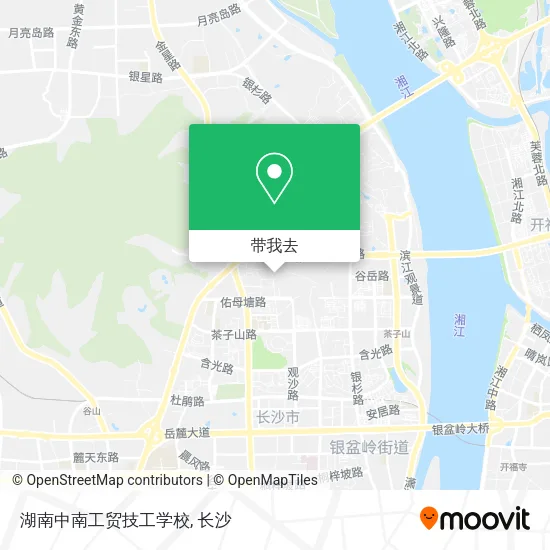 湖南中南工贸技工学校地图