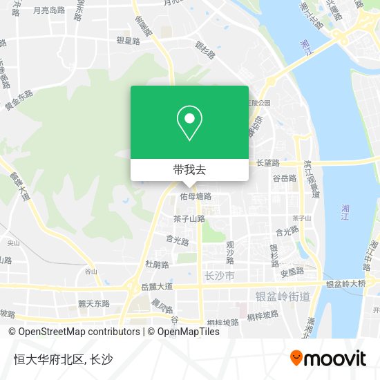 恒大华府北区地图