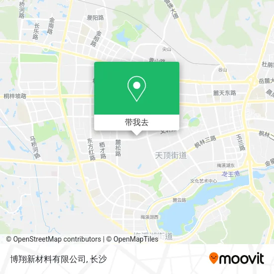 博翔新材料有限公司地图