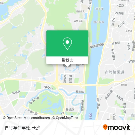 自行车停车处地图