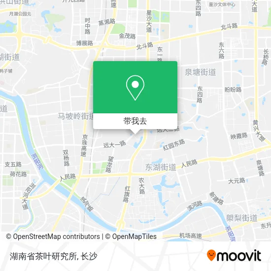 湖南省茶叶研究所地图