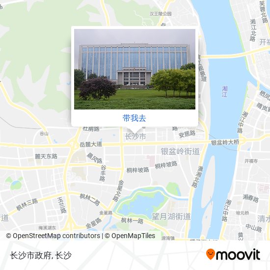 长沙市政府地图