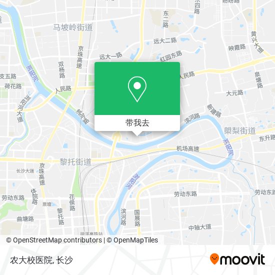 农大校医院地图