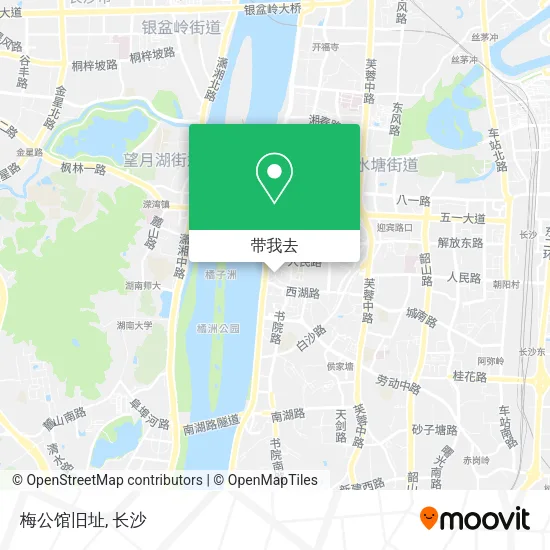 梅公馆旧址地图
